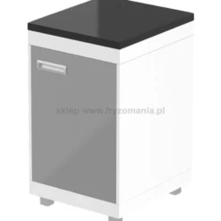 Panda D-50 Labor / Szafka dolna do salonu fryzjerskiego, front fornir