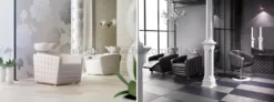 Panda GLAMROCK fotel do poczekalni fryzjerskiej