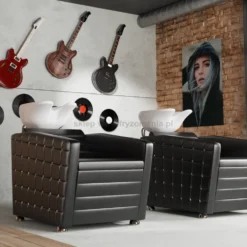 Panda GLAMROCK RELAX myjnia fryzjerska z regulowanym podnóżkiem