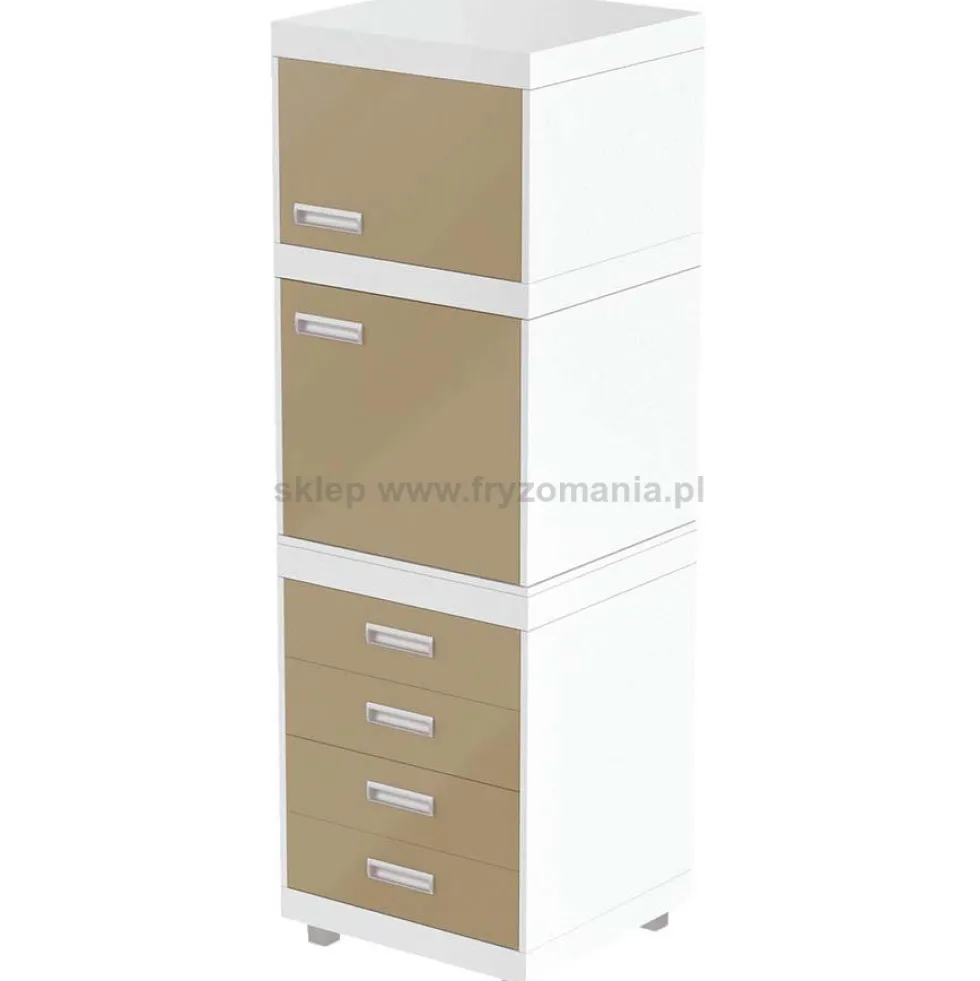 Panda S-60 Labor / Szafka stojąca wysoka do salonu fryzjerskiego, płyta MDF