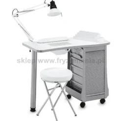 Panda 124 Stolik do manicure z pochłaniaczem pyłu, 3 kolory