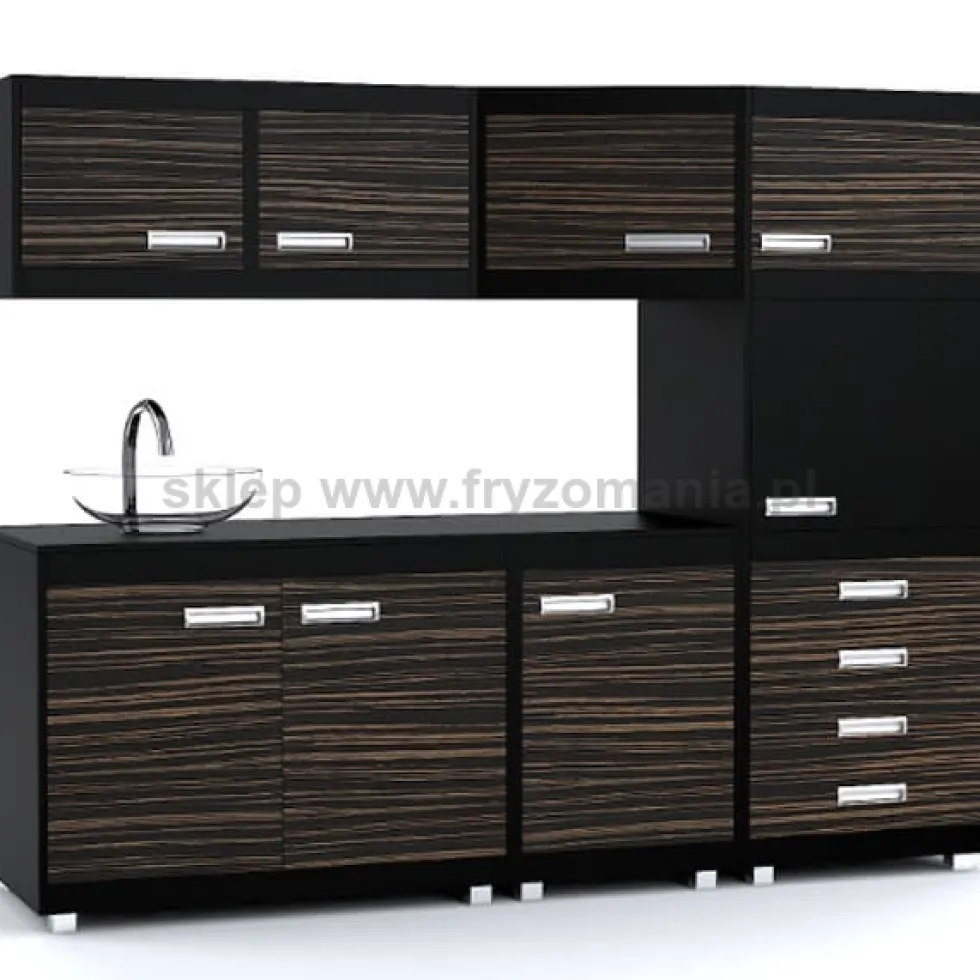 Panda W-100 Labor / Szafka wisząca do salonu fryzjerskiego, płyta MDF