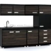 Panda WS-100 Organizer na farby do salonu fryzjerskiego, płyta fornir