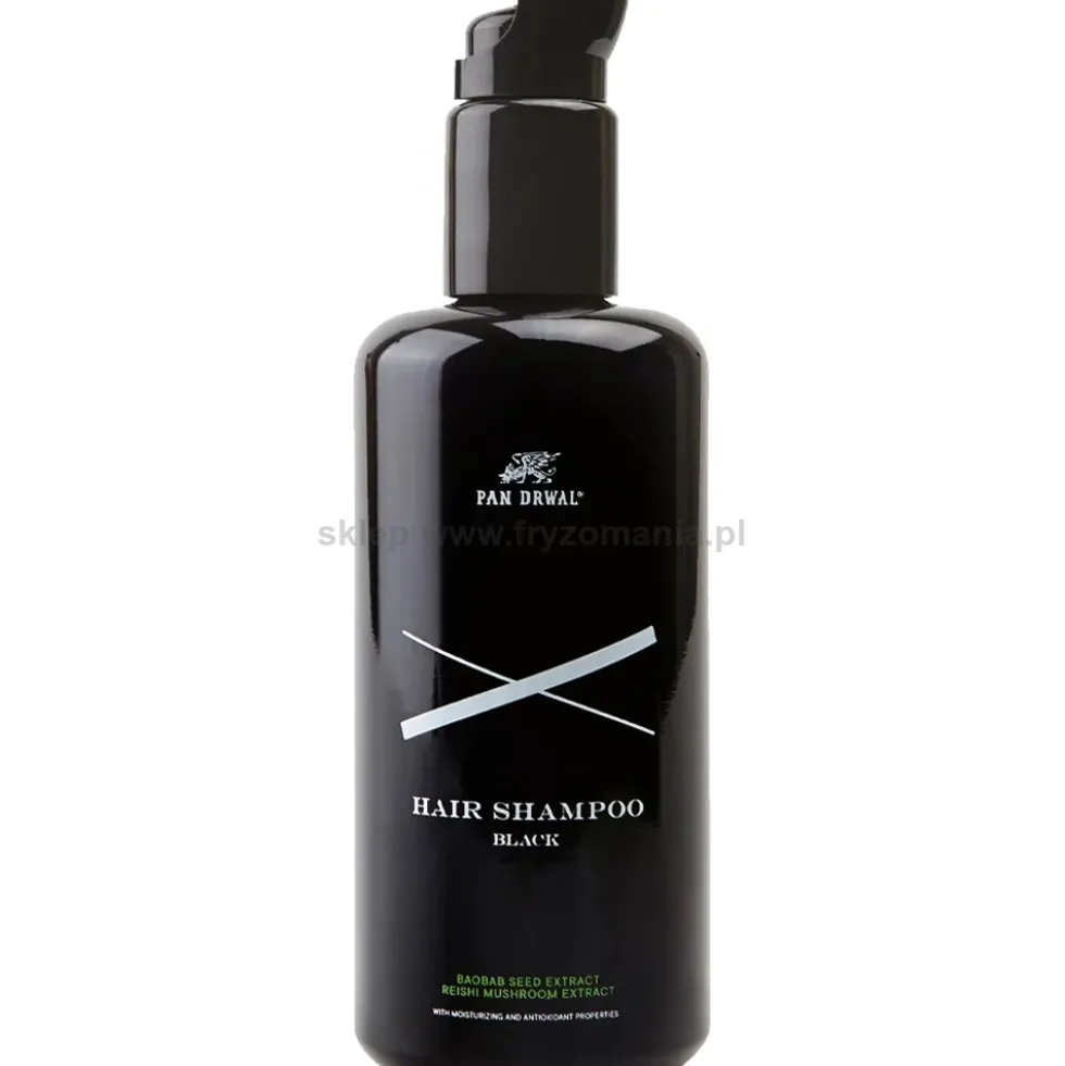 Pan Drwal Premium Black Szampon do włosów dla mężczyzn 200ml