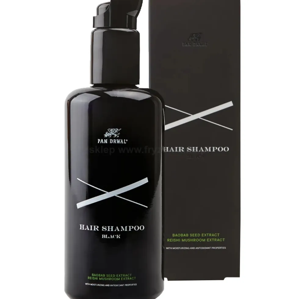 Pan Drwal Premium Black Szampon do włosów dla mężczyzn 200ml