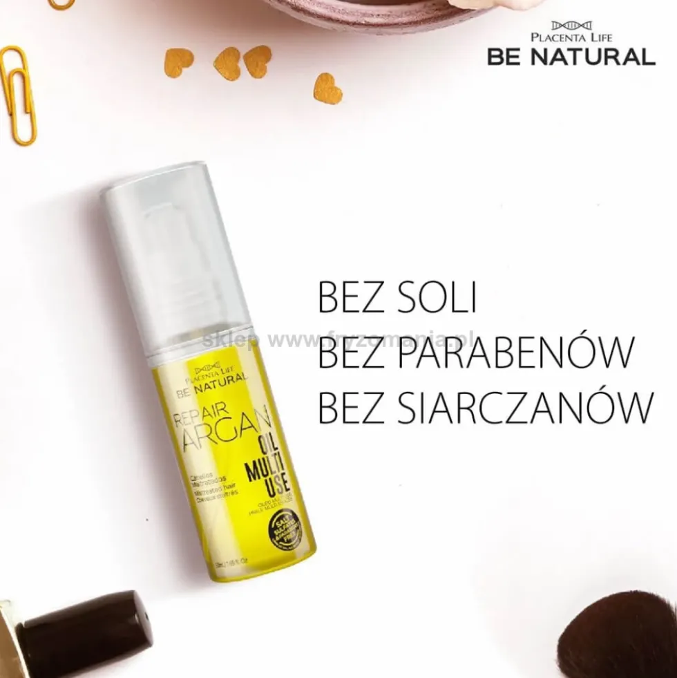 Placenta Life Be Natural Repair Argan, olejek wielofunkcyjny do włosów 50ml