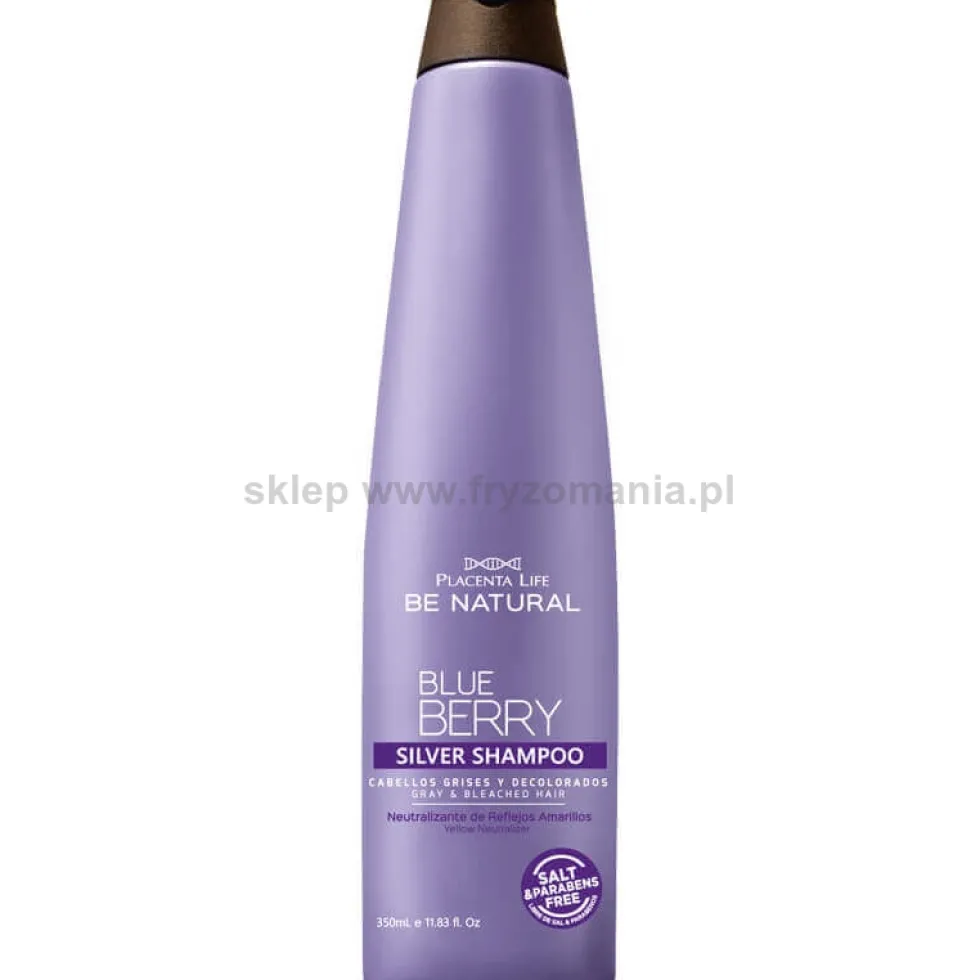 Placenta Life Blue Berry Silver - zestaw do włosów blond szampon i odżywka 2x350ml