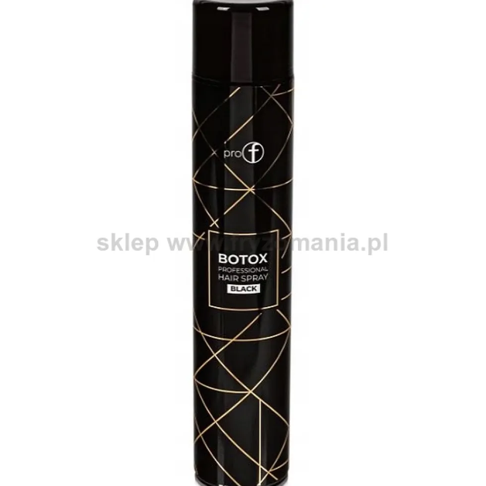 Pro-F Botox Black Lakier do włosów, mocny 750ml