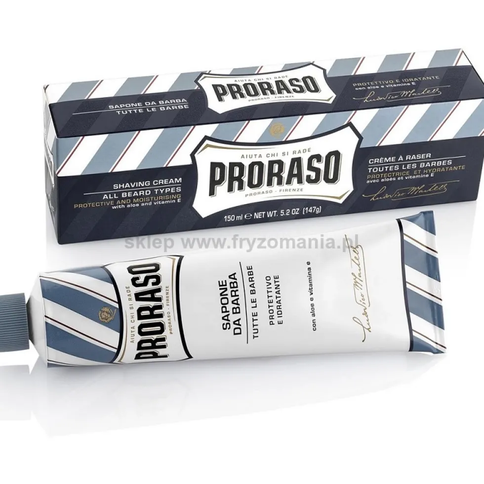 Proraso Blue Shaving Cream krem do golenia do każdego rodzaju skóry 150ml