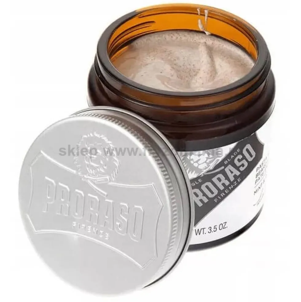 Proraso Exfoliating Paste Mint & Rosemary Peeling oczyszczający do twarzy i brody 100ml
