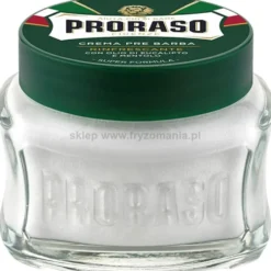 Proraso Green Pre-Shave Krem przed goleniem do wszystkich rodzajów skóry i brody 100ml