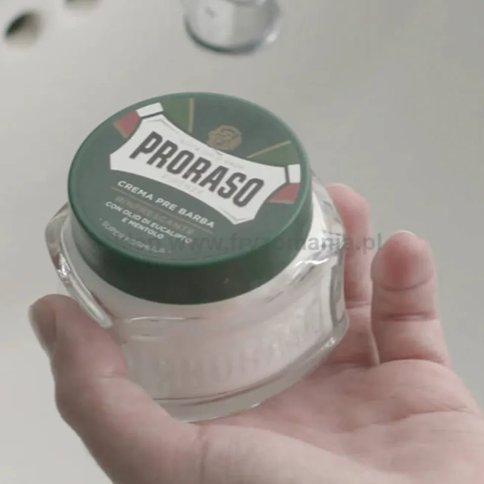 Proraso Green Pre-Shave Krem przed goleniem do wszystkich rodzajów skóry i brody 100ml