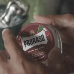 Proraso Red Pre-Shave Krem przed goleniem do grubego i twardego zarostu 100ml