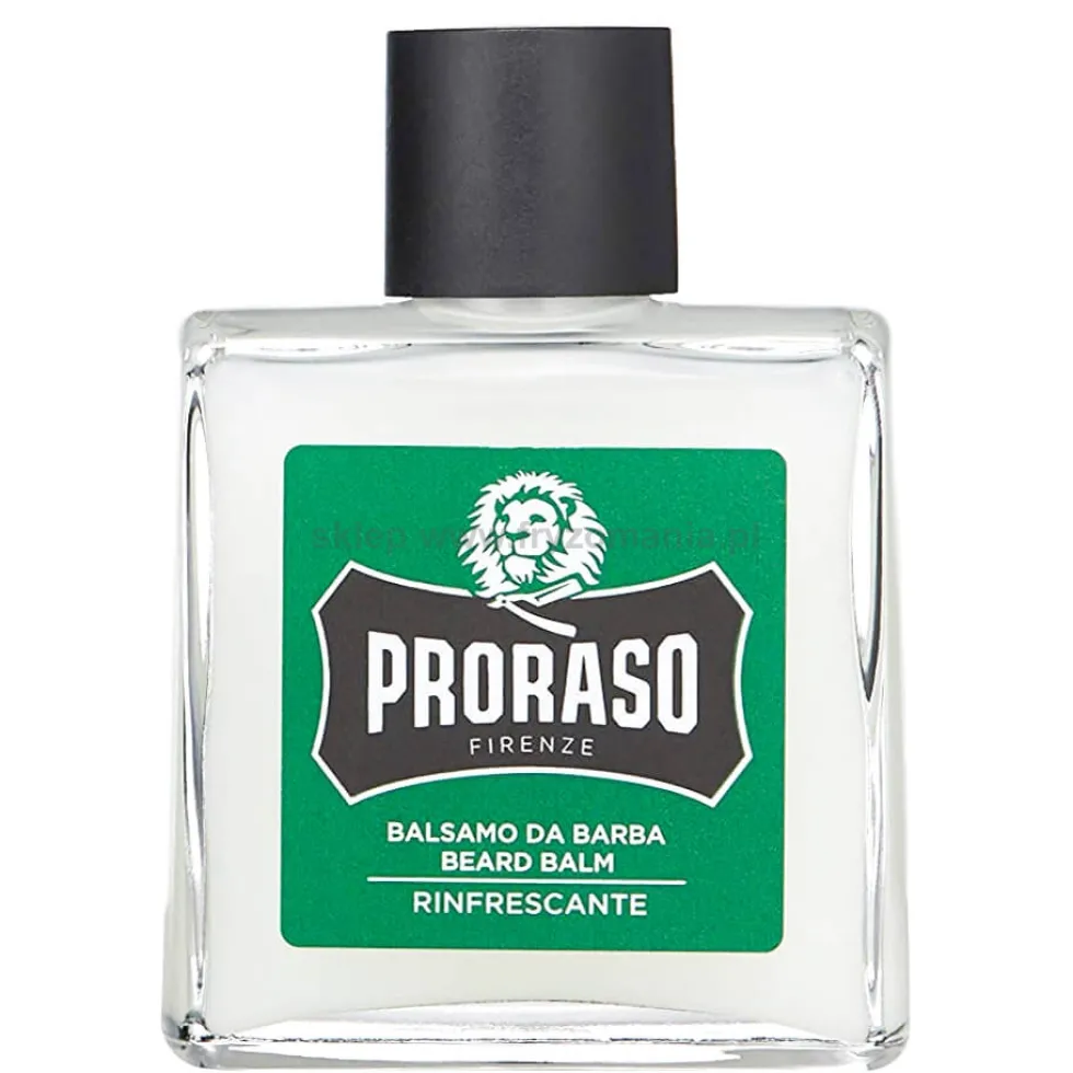 Proraso Refreshing, zestaw do pielęgnacji brody, szampon 200ml, balsam, 100ml, olejek 30ml