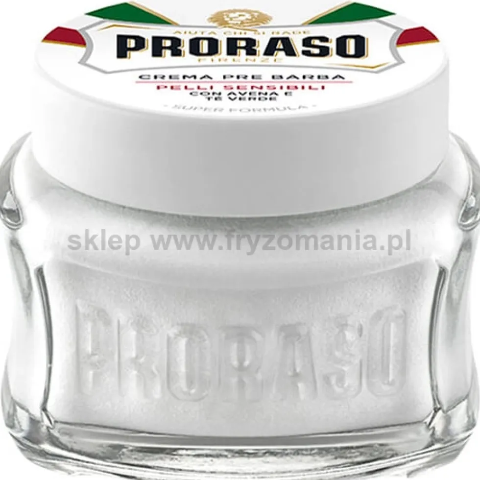 Proraso White Pre-Shave Krem przed goleniem do skóry wrażliwej 100ml