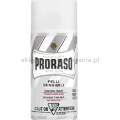 Proraso White Shaving Foam pianka do golenia, skóra wrażliwa 300ml
