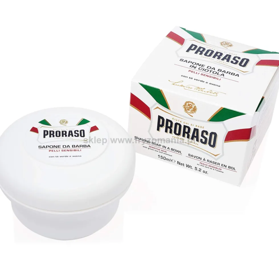 Proraso White Shaving Soap mydło do golenia do skóry wrażliwej 150ml