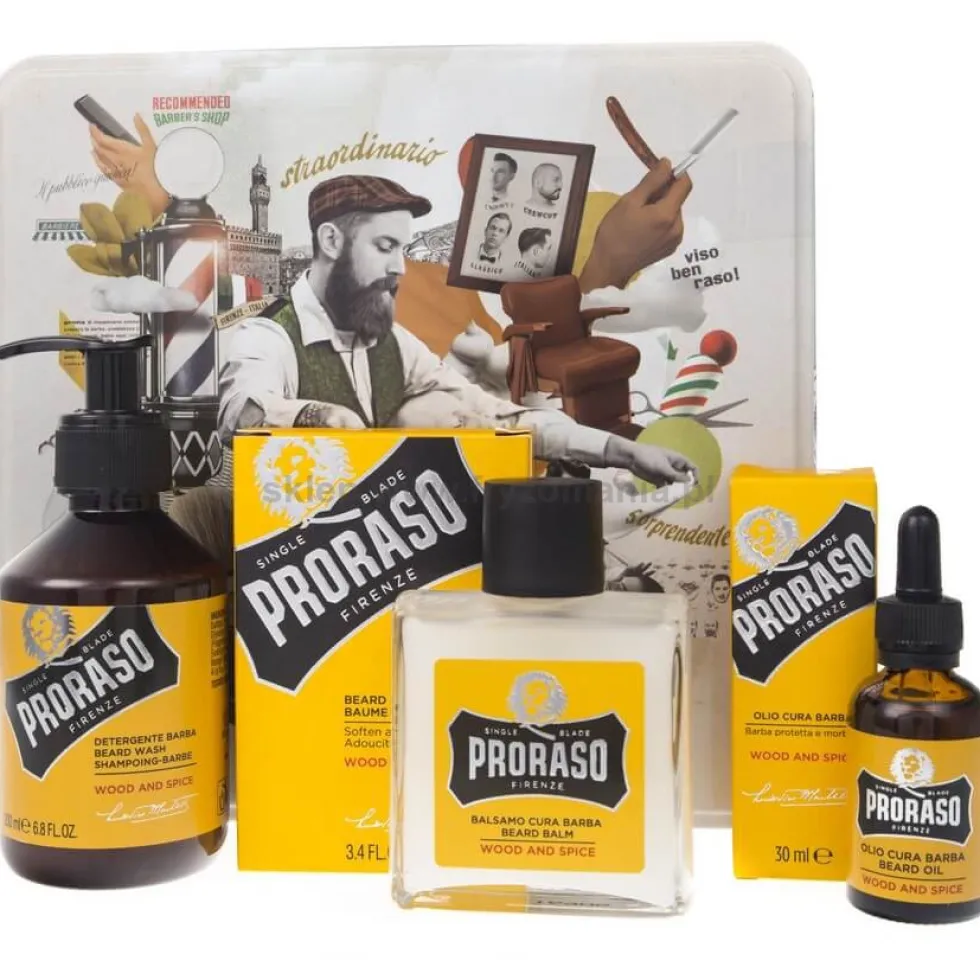 Proraso Wood and Spice zestaw do pielęgnacji brody