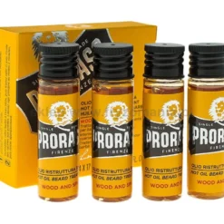 Proraso Wood & Spice Hot Oil olejki do pielęgnacji brody 4x17ml