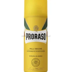Proraso Yellow Shaving Foam Pianka do golenia, skóra sucha 400ml