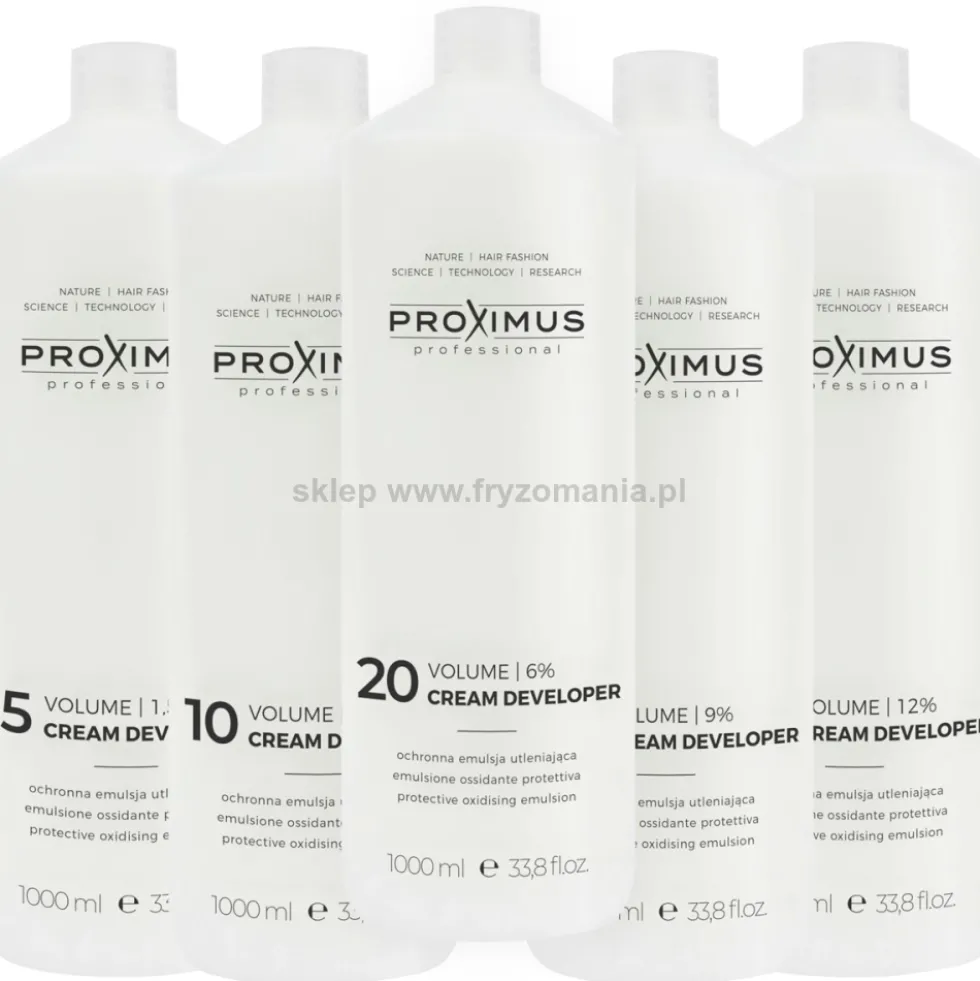 Proximus emulsja utleniająca, oksydant 1,5%, 3%, 6%, 9%, 12% 1000ml