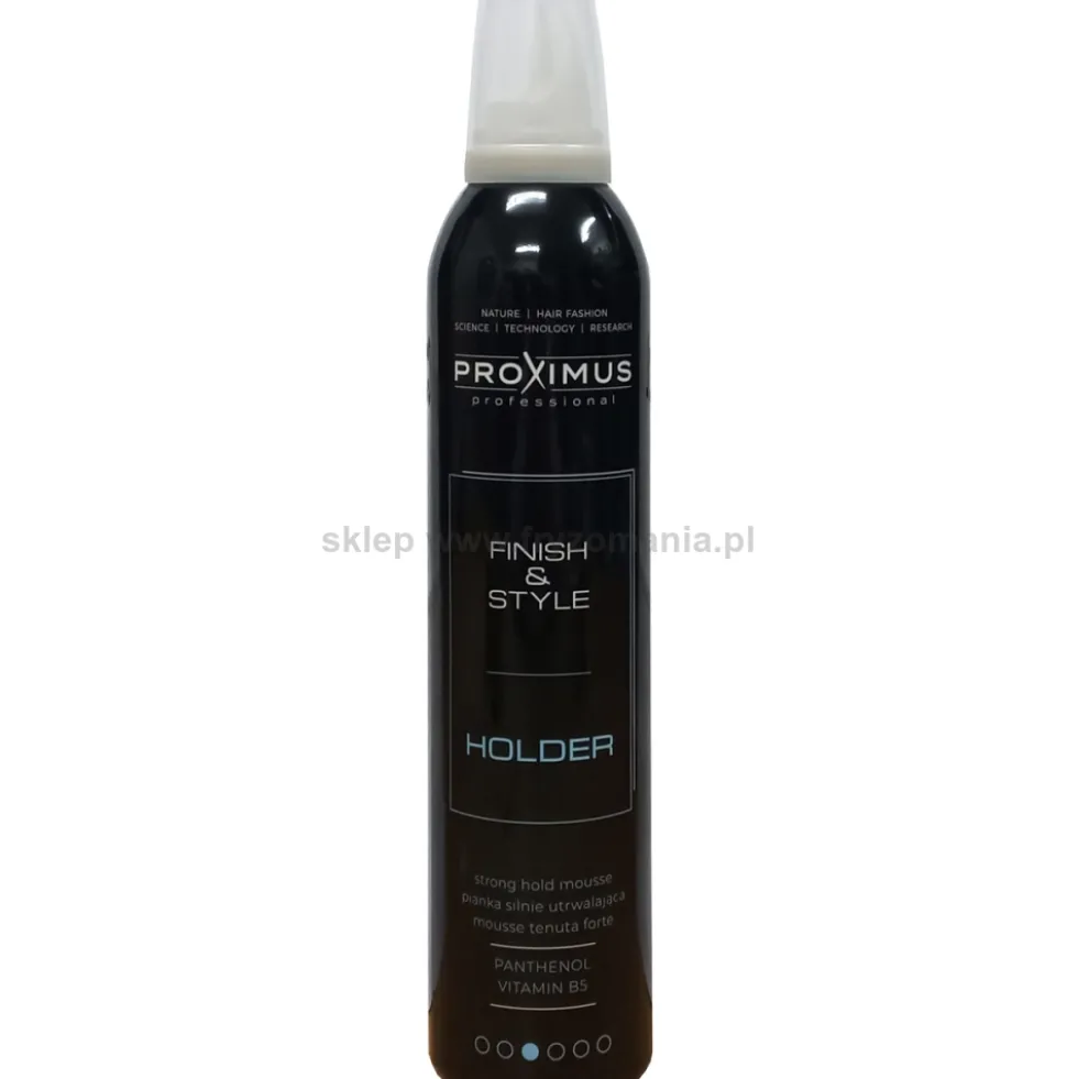 Proximus Finish&Style Holder Pianka do stylizacji i utrwalenia włosów z pantenolem 300ml