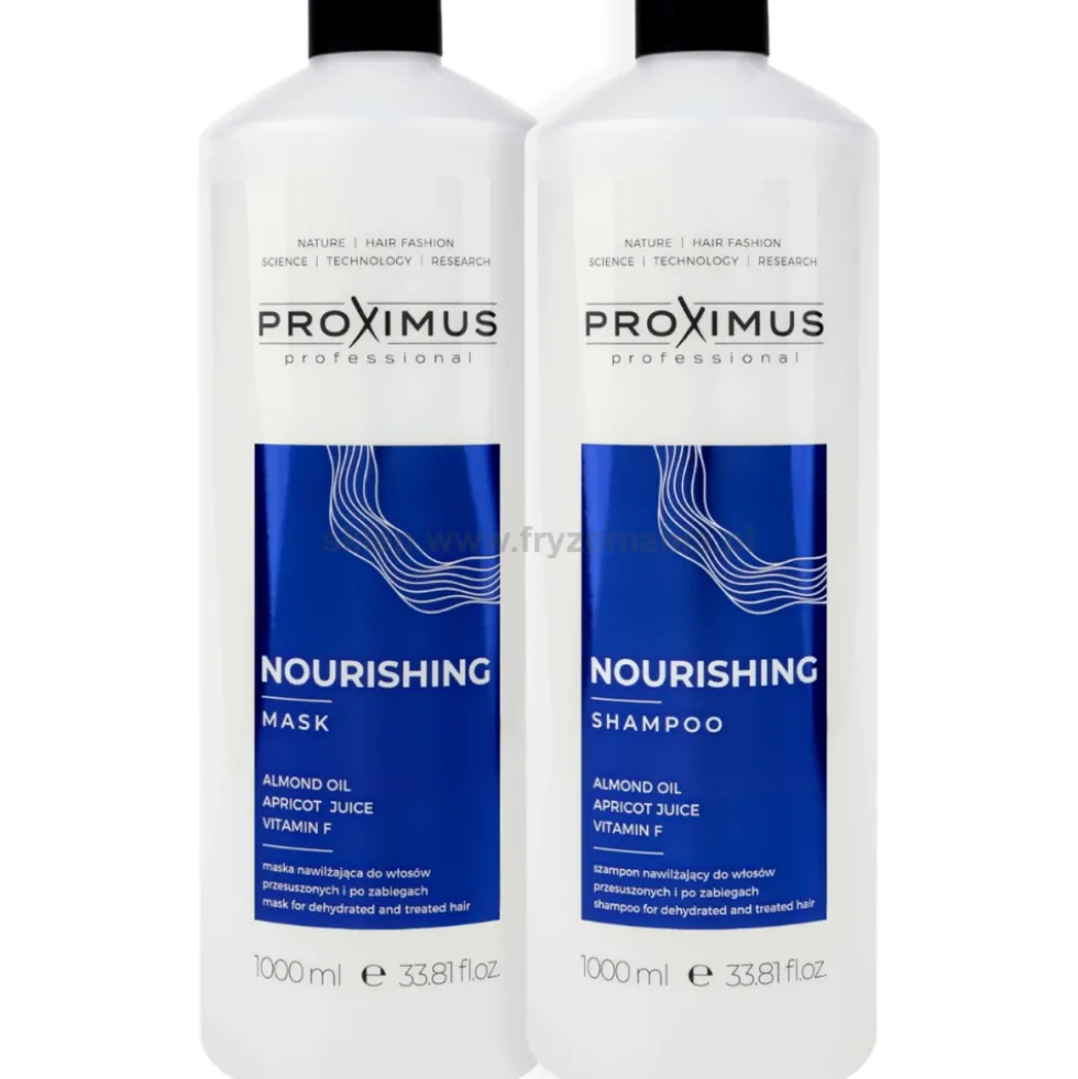 Proximus Nourishing - zestaw do włosów suchych i odwodnionych szampon i maska 2x1000ml
