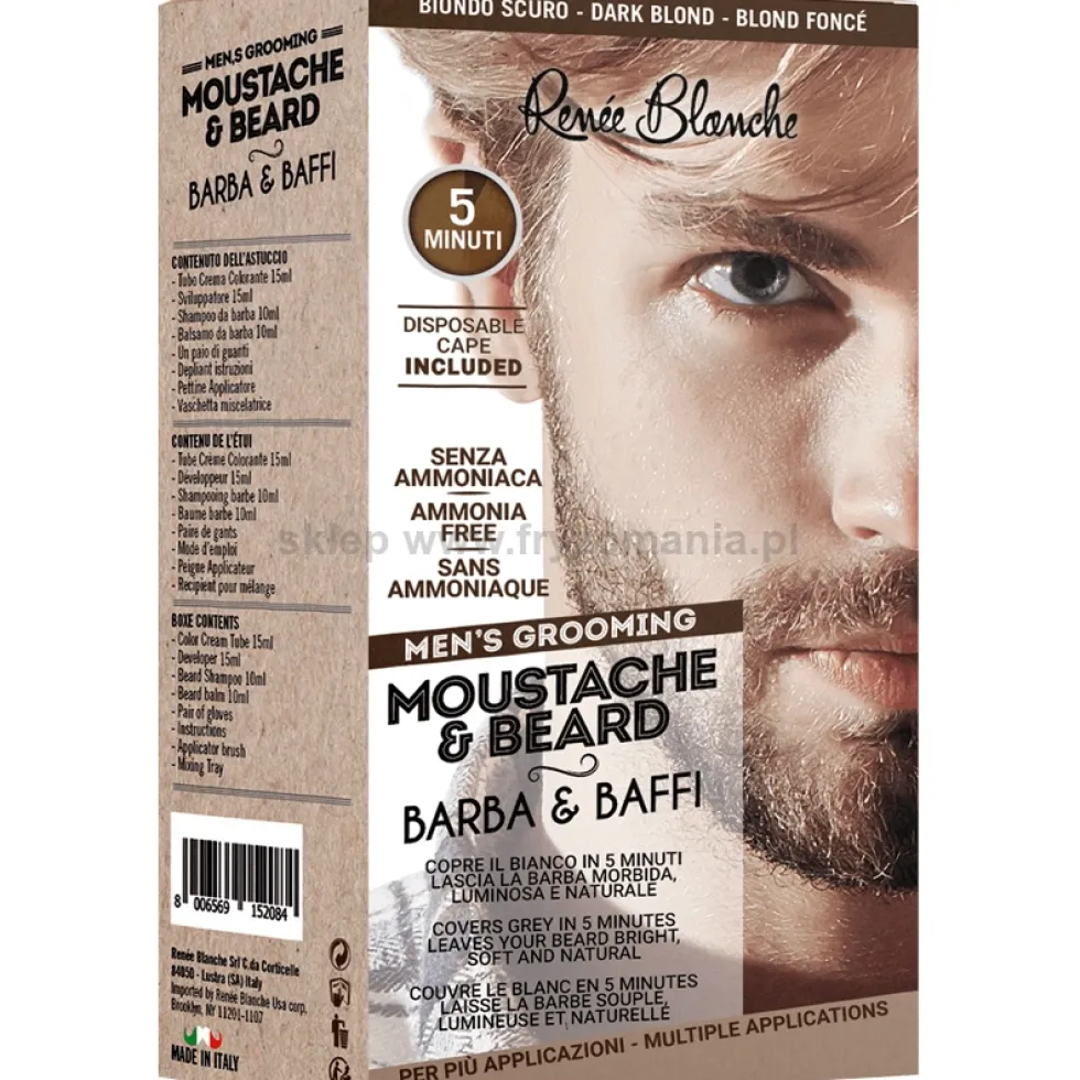 Renee Blanche Mustache&Beard Farba do brody i wąsów, zestaw 50ml