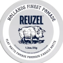 Reuzel Clay Matte matowa pomada do włosów, średnie utrwalenie 35g