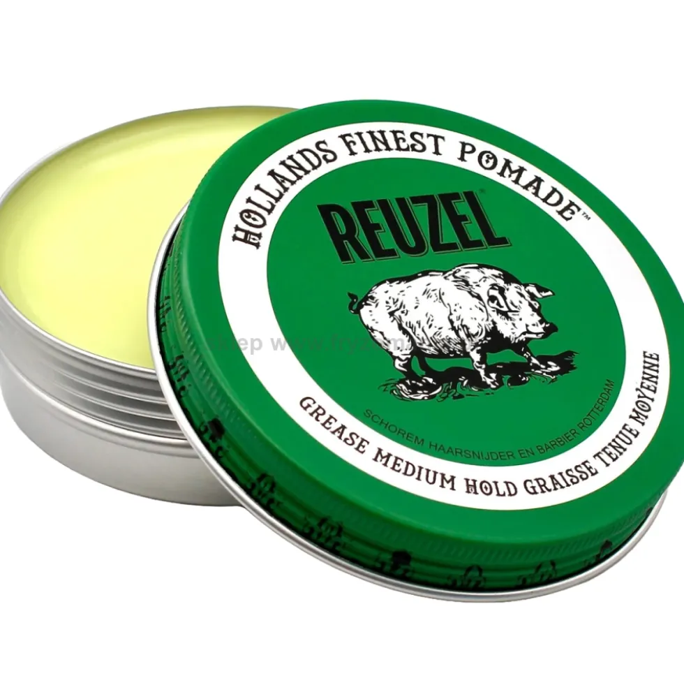 Reuzel Green Grease Medium Pomada do włosów, średnie utrwalenie 35g