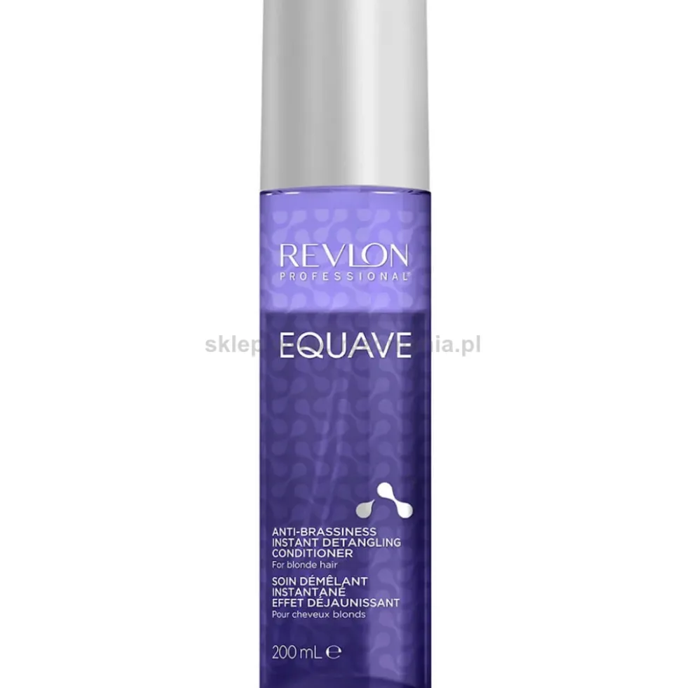 Revlon Equave Anti-Brassiness Detangling Odżywka dwufazowa do włosów blond i rozjaśnianych 200ml