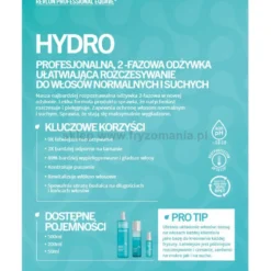 Revlon Equave Hydro, zestaw nawilżający do włosów, szampon micelarny 485ml i odżywka z keratyną 200ml