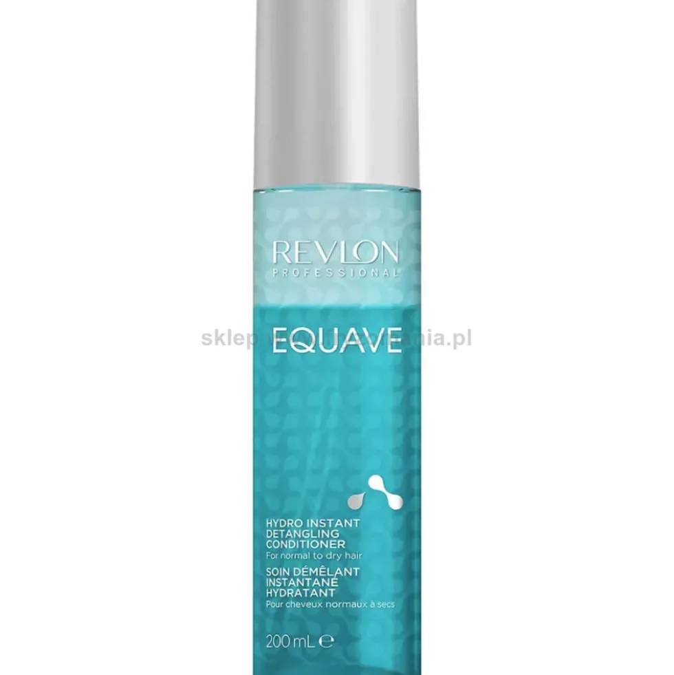 Revlon Equave Hydro, zestaw nawilżający do włosów, szampon micelarny 485ml i odżywka z keratyną 200ml