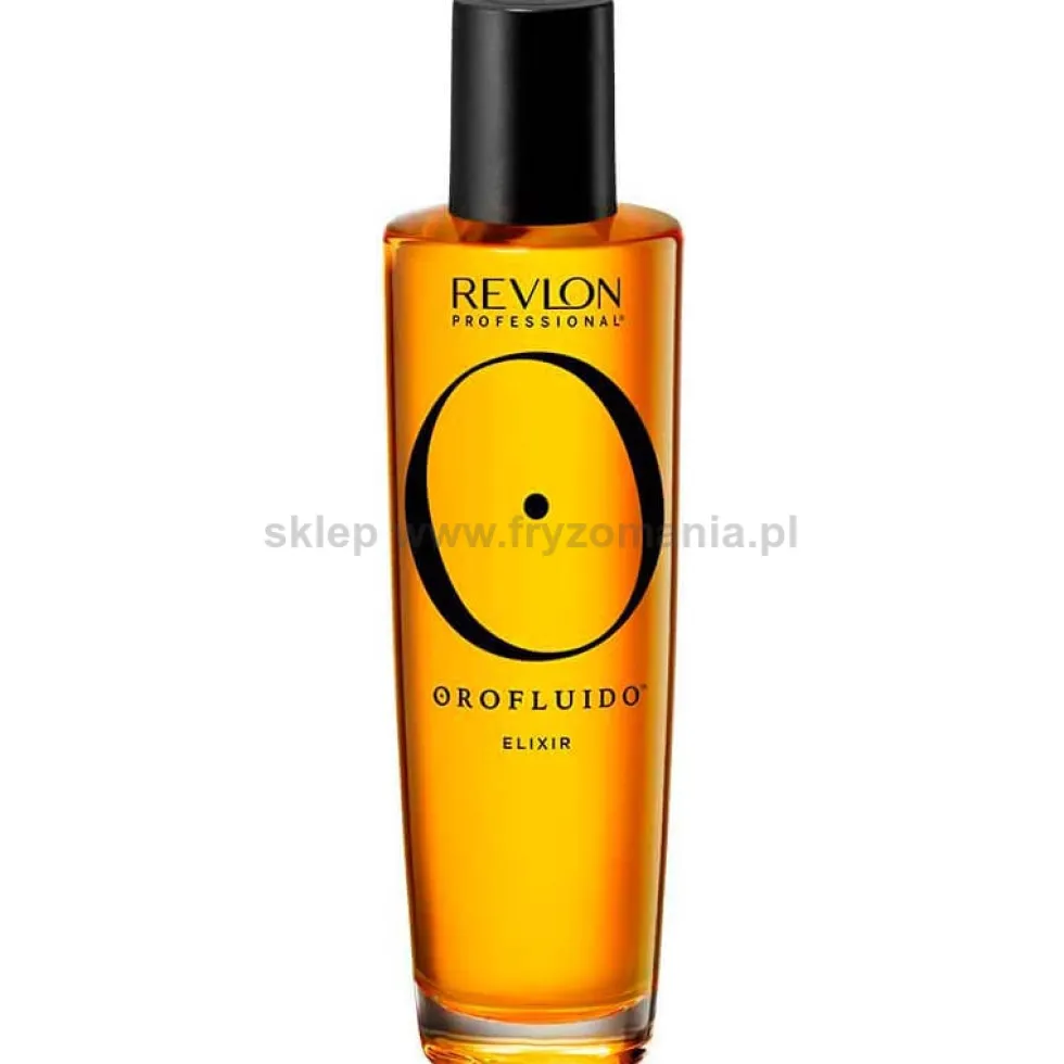 Revlon Orofluido Elixir - zestaw rozświetlający włosy olejek 100ml i szampon 240ml