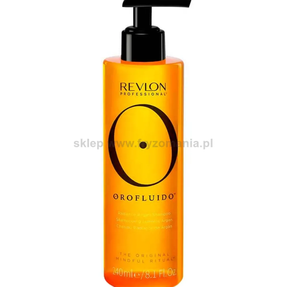 Revlon Orofluido Szampon rozświetlający włosy z olejkiem arganowym 240ml