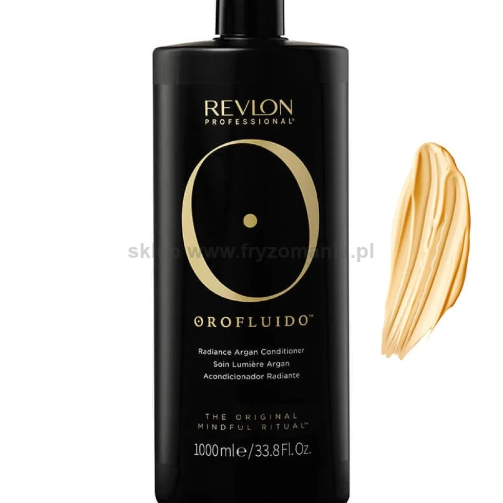 Revlon Orofluido - zestaw rozświetlający włosy szampon 1000ml i odżywka 1000ml