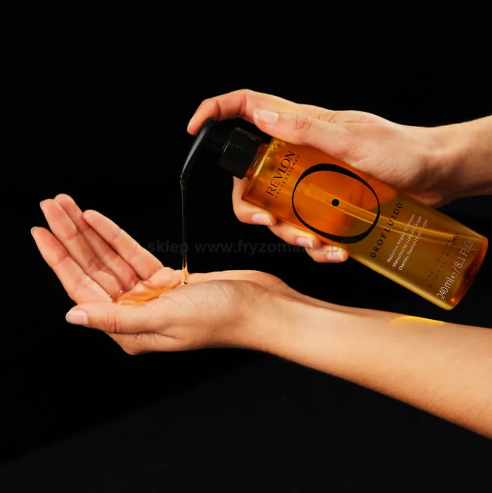 Revlon Orofluido - zestaw rozświetlający włosy szampon 240ml i odżywka 240ml