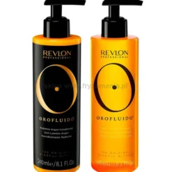 Revlon Orofluido - zestaw rozświetlający włosy szampon 240ml i odżywka 240ml