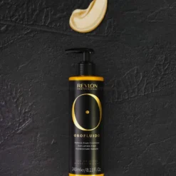 Revlon Orofluido - zestaw rozświetlający włosy szampon 240ml, odżywka 240ml i olejek 100ml