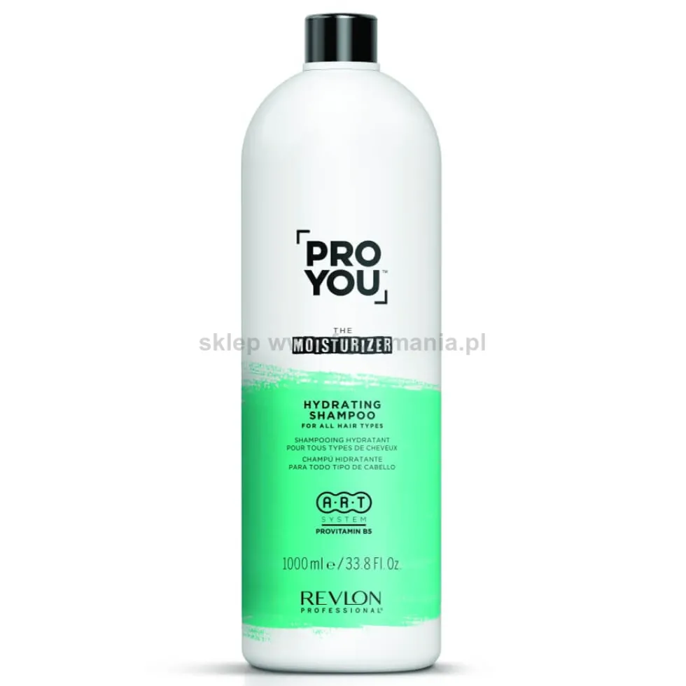 Revlon ProYou Moisturizer Hydrating - zestaw nawilżający do włosów suchych szampon 1000ml i maska 500ml