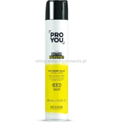 Revlon ProYou Setter Hairspray Strong Extreme lakier do włosów mocno utrwalający 500ml