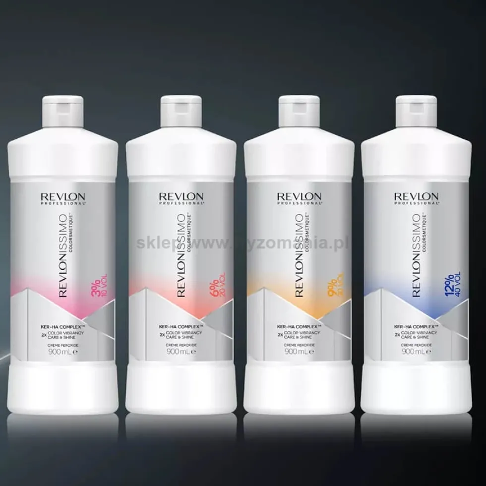 Revlon Revlonissimo Peroxide KER-HA Oksydant do farb 3%, 6%, 9%, 12% 900ml