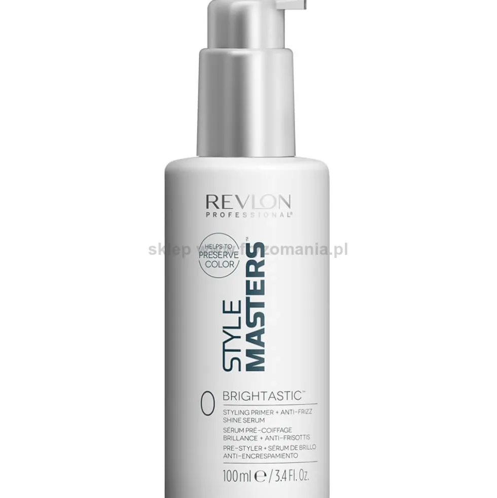 Revlon Style Masters Brightastic Serum nabłyszczające i przeciw puszeniu się do włosów 100ml