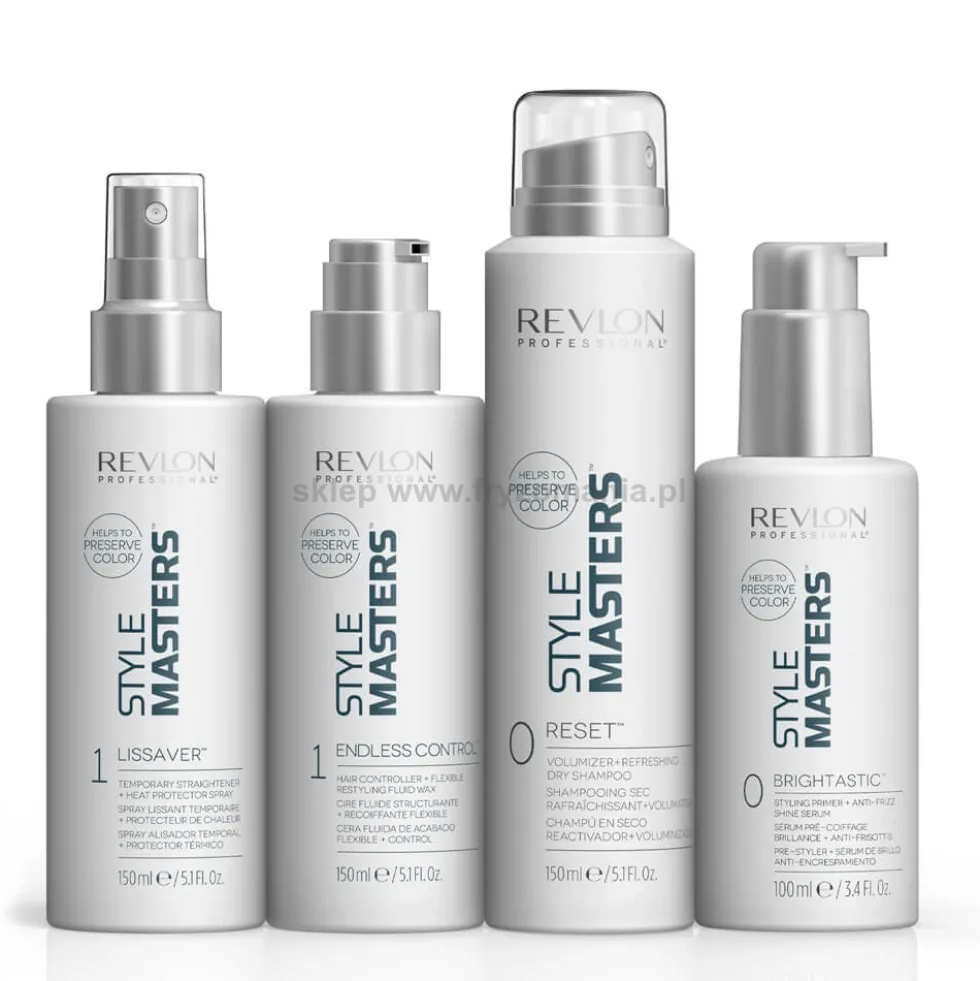 Revlon Style Masters Brightastic Serum nabłyszczające i przeciw puszeniu się do włosów 100ml