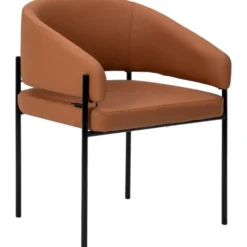 4Rico Novo fotel do poczekalni, brązowy, dostępne w 48h