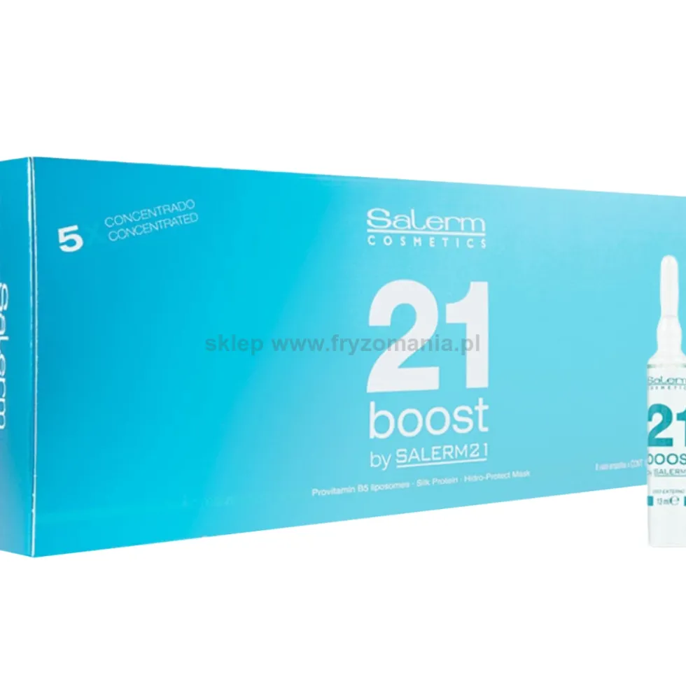 Salerm Cosmetics 21 Boost Ampułki regenerujące włosy 8x13ml