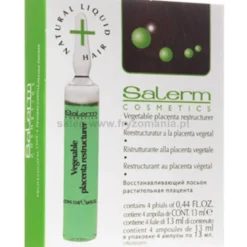 Salerm Cosmetics Vegetable Placenta Ampułki do włosów osłabionych i delikatnych 4x13ml
