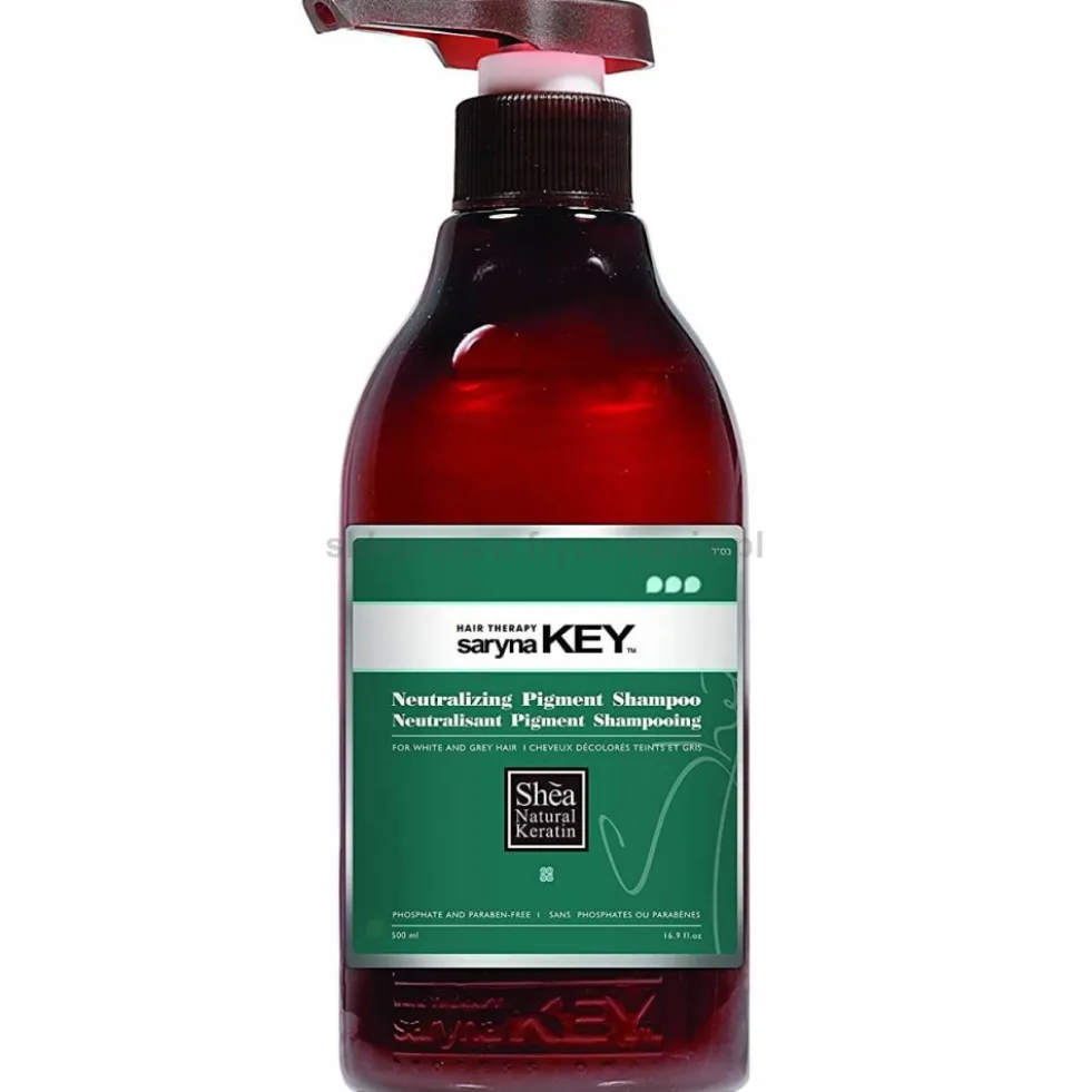 Saryna Key Shea Neutralizing szampon do włosów siwych i rozjaśnianych 500ml