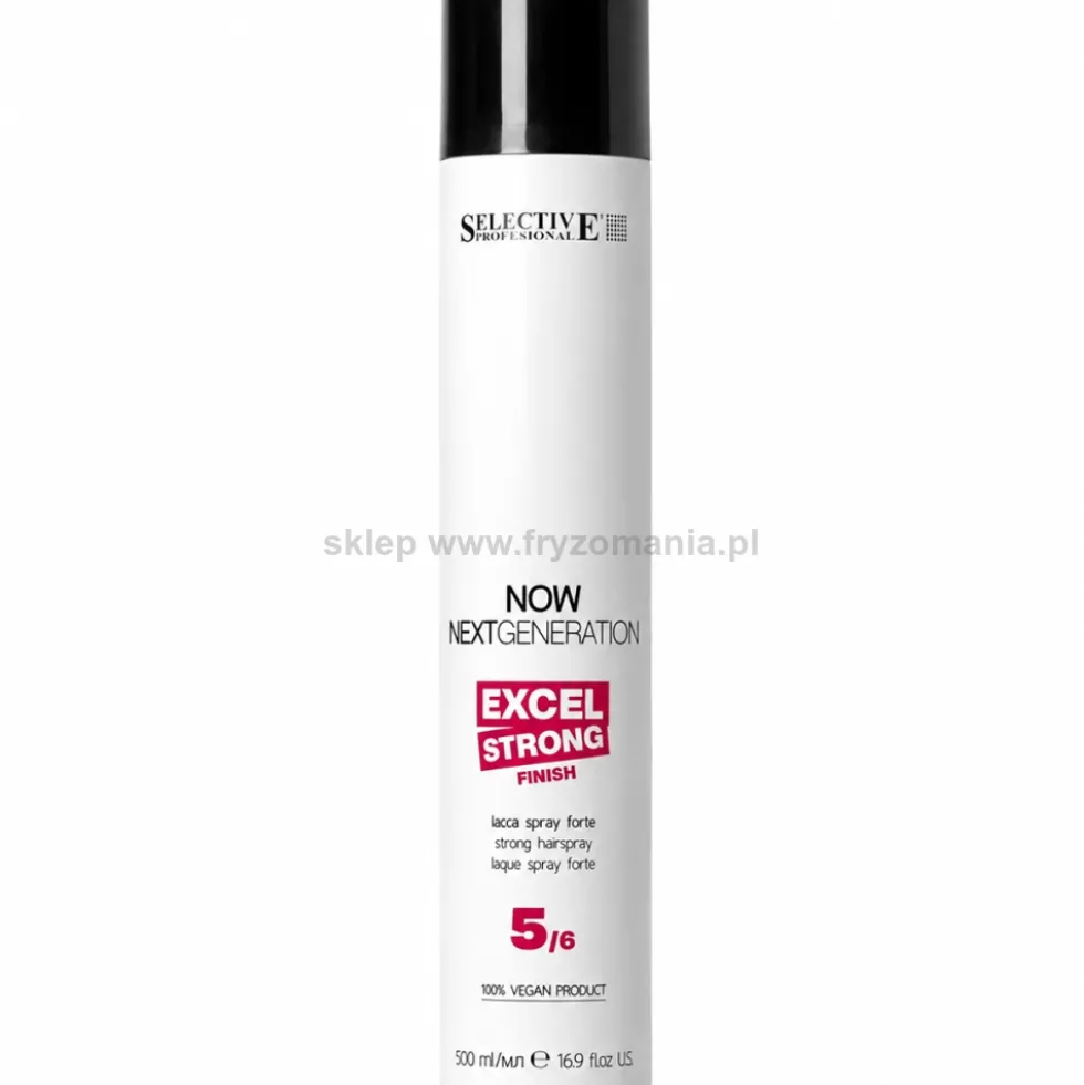 Selective Professional Now Next Generation Excel Strong Lakier do włosów, mocny 500ml