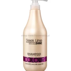 Stapiz Sleek Line Colour - zestaw do włosów farbowanych szampon 1000ml i maska 1000ml